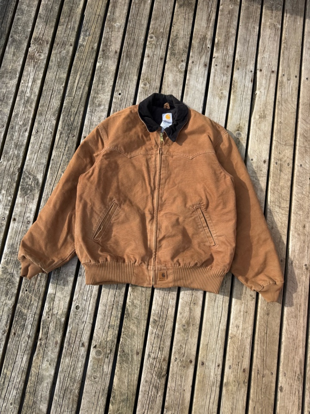 Carhartt Men’s J14 “BRN” Santa Fe Jacket (XL)